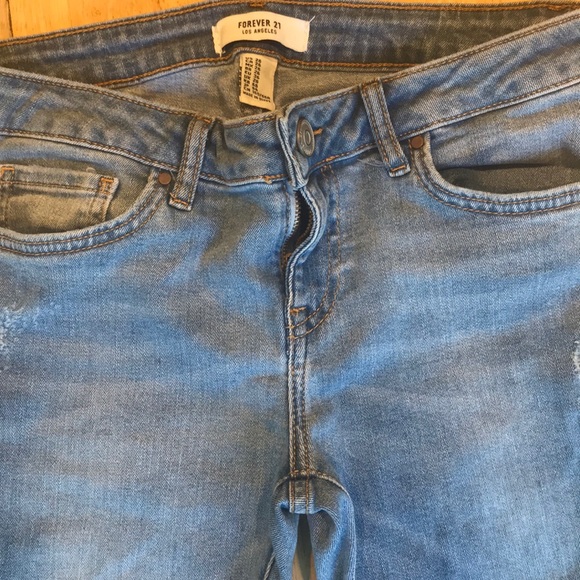 Forever 21 Blue Jeans - Picture 3 of 4